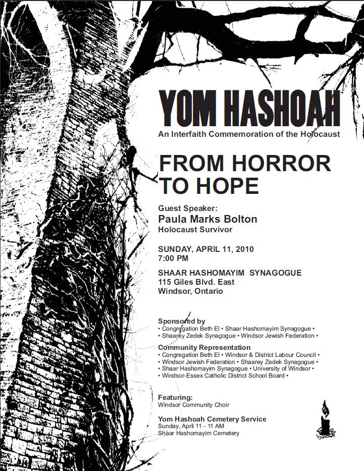 Yom Hashoah Remembrance