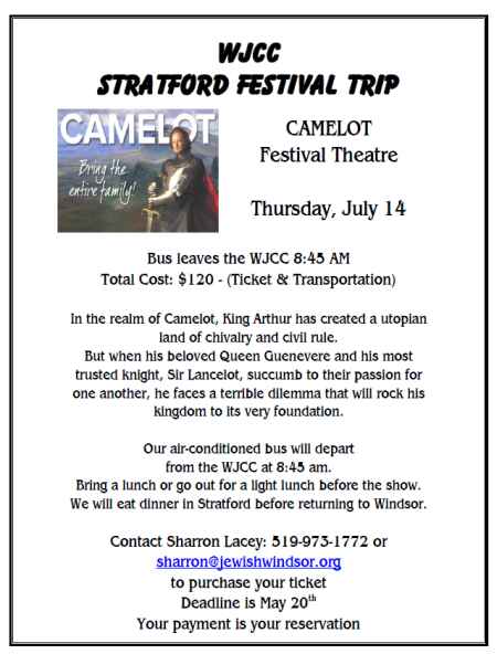 Camelot at Stratford Festival - July 14, 2011