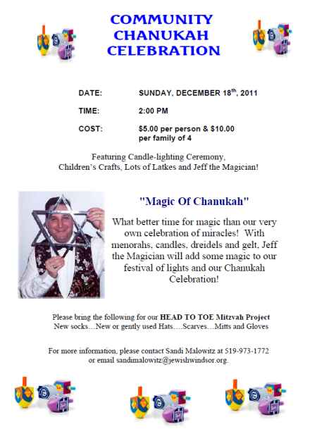 Community Chanukah Celebration
