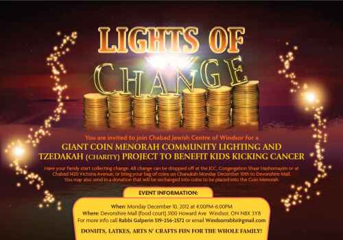 Lights of Change to benefit Kids Kicking Cancer