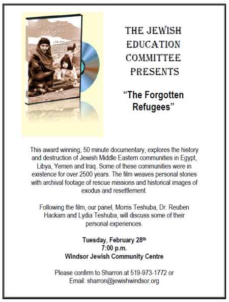 The Forgotten Refugees