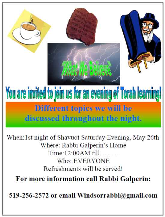 Shavuot Learning